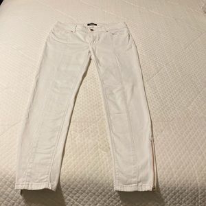 White House Black Market bone color skimmer pants size 4 (#8)